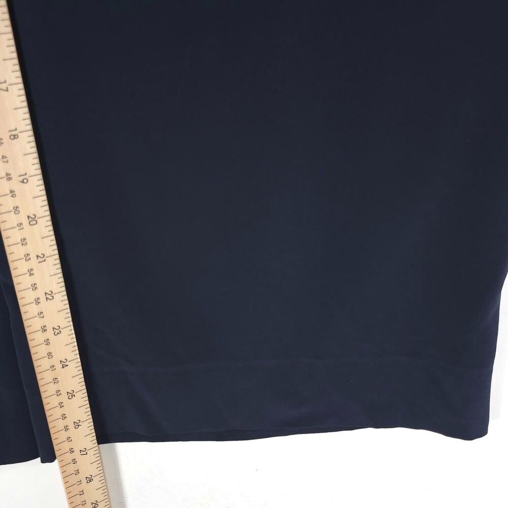 CO COLLECTION Women's Pants SMALL Wide Leg Navy Elastic Waist FABRIC JAPANESE - Picture 6 of 11